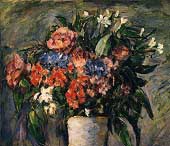 Сезанн Натюрморт Горшок с цветами 1876г